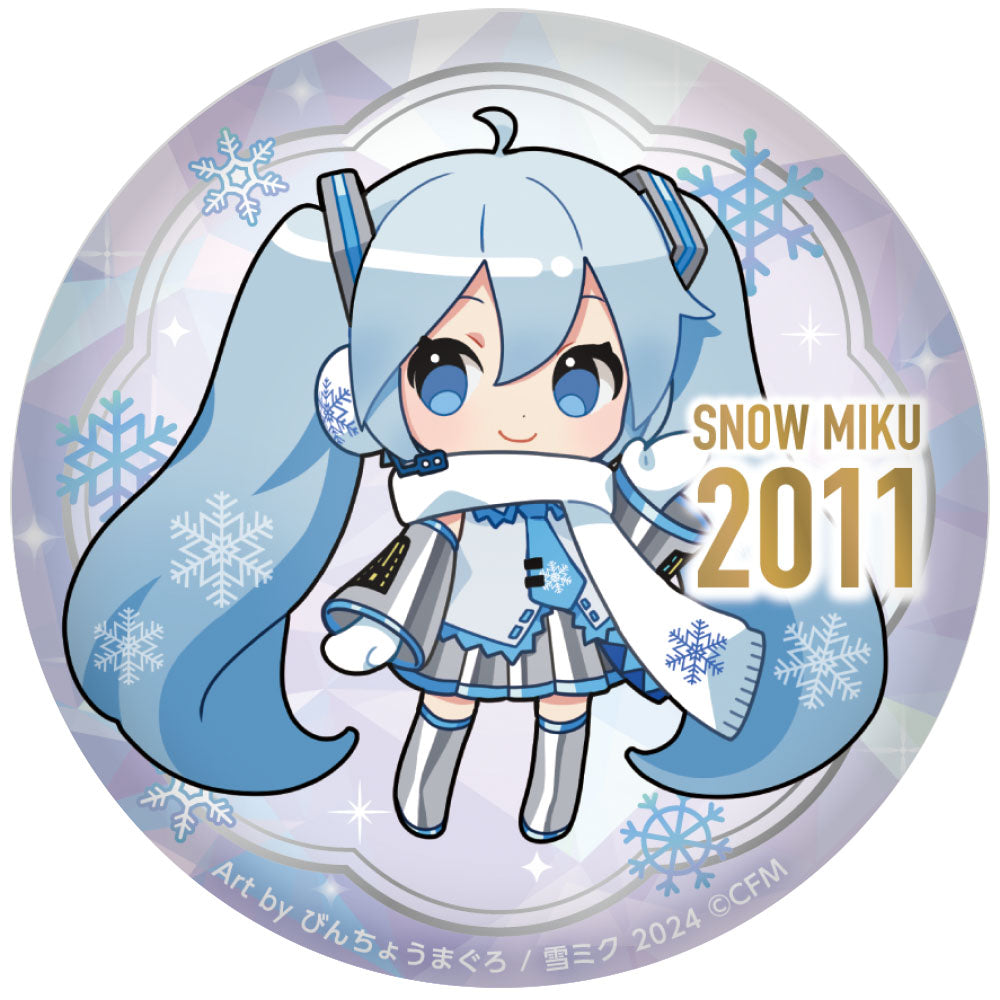 CAN BADGE COLLECTION SNOW MIKU 2011 ⑦ - ピンズ・ピンバッジ・缶バッジ