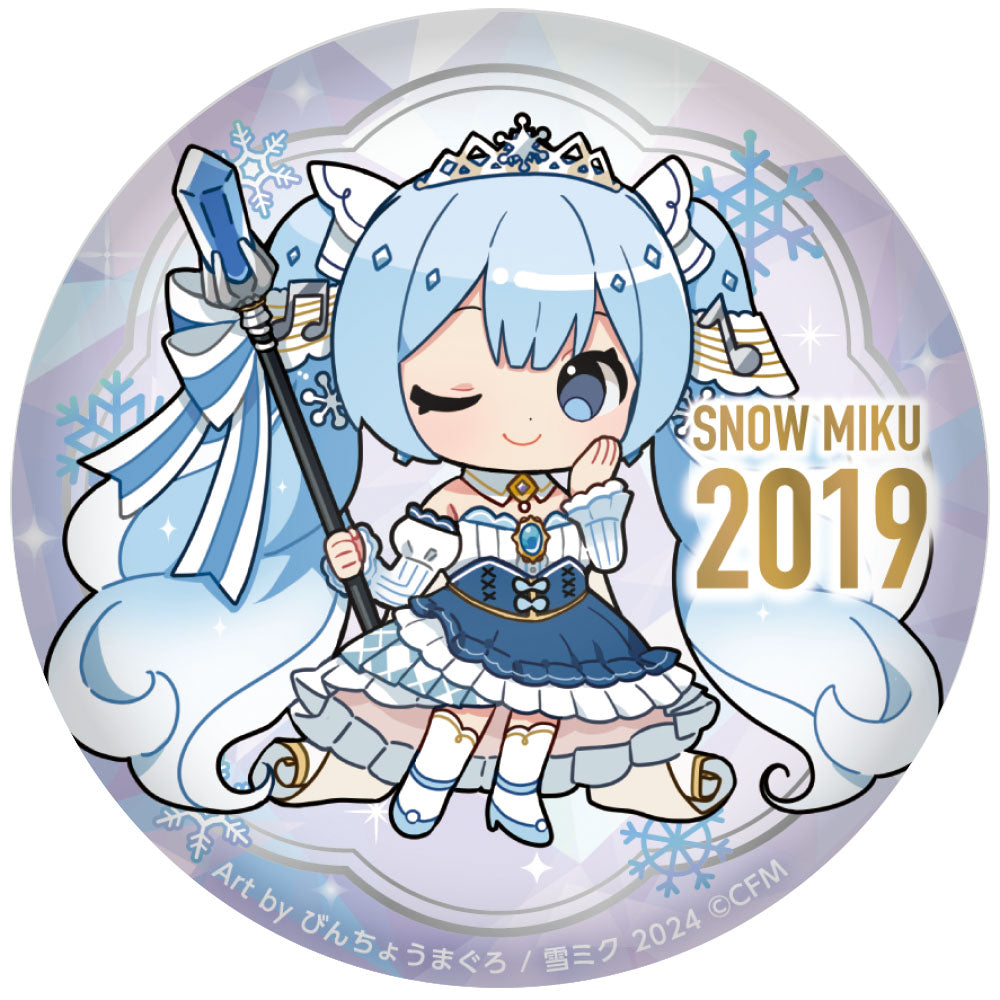 人気ブラドン 雪ミク 初音ミク MIKU SNOWMIKU 2024 SNOW 缶バッジ 缶