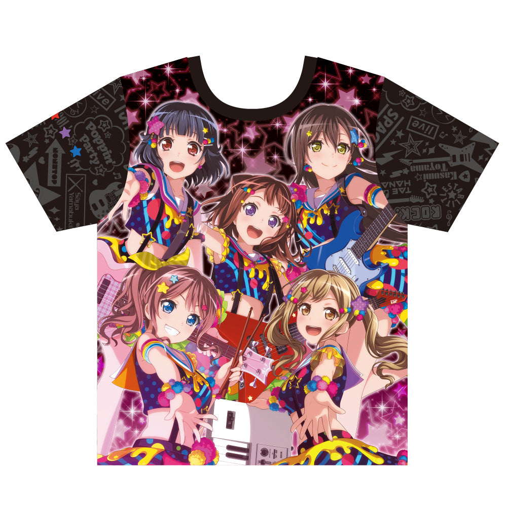 BanG Dream!】Poppin' Party フルグラフィックTシャツvol.2