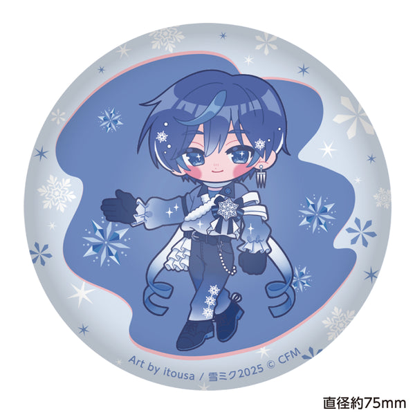 SNOW MIKU 2025 ぷにぷに缶バッジ KAITO itousa ver.