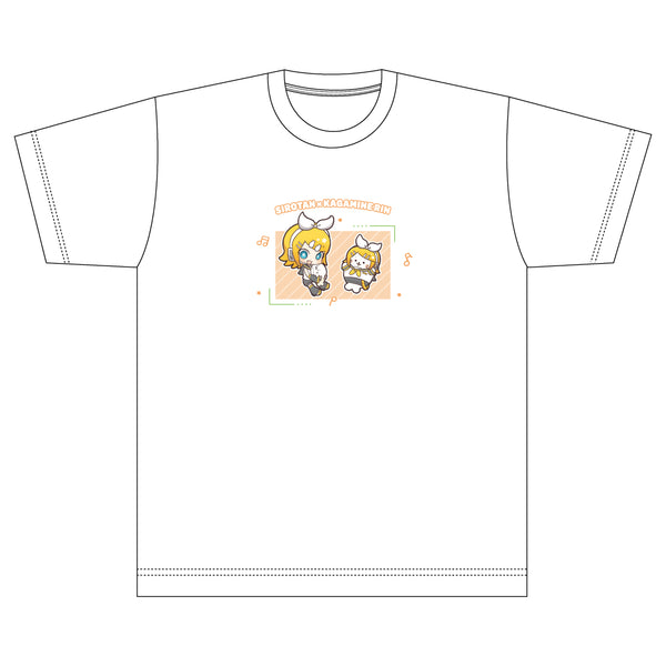 しろたん×初音ミク　Tシャツ / 鏡音リン