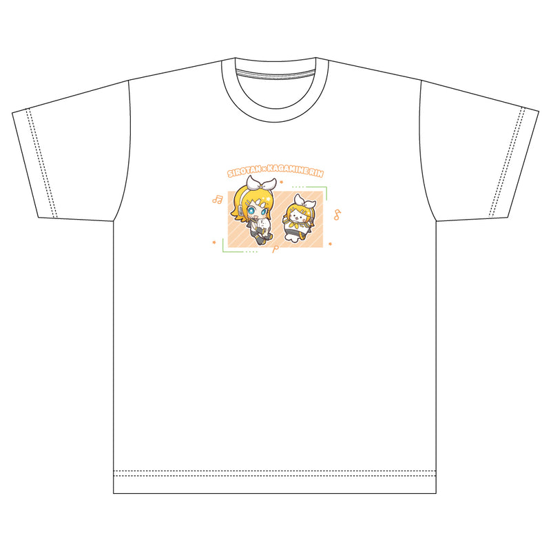 しろたん×初音ミク　Tシャツ / 鏡音リン