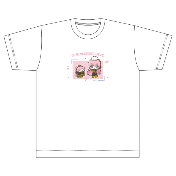 しろたん×初音ミク　Tシャツ / 巡音ルカ