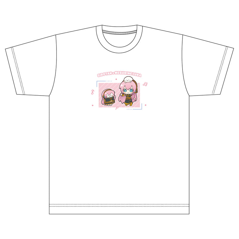 しろたん×初音ミク　Tシャツ / 巡音ルカ