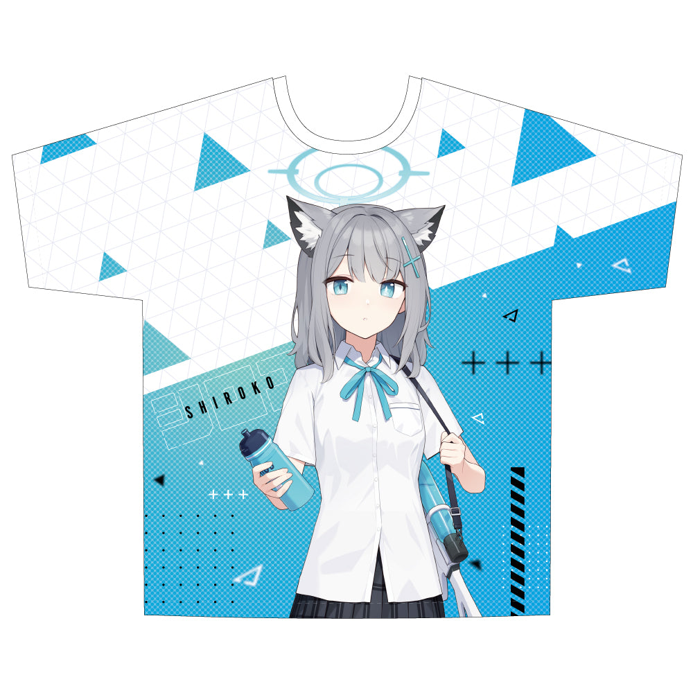 ブルーアーカイブ -Blue Archive- 描き下ろしフルグラフィックTシャツ / シロコ| アニメ グッズ 通販