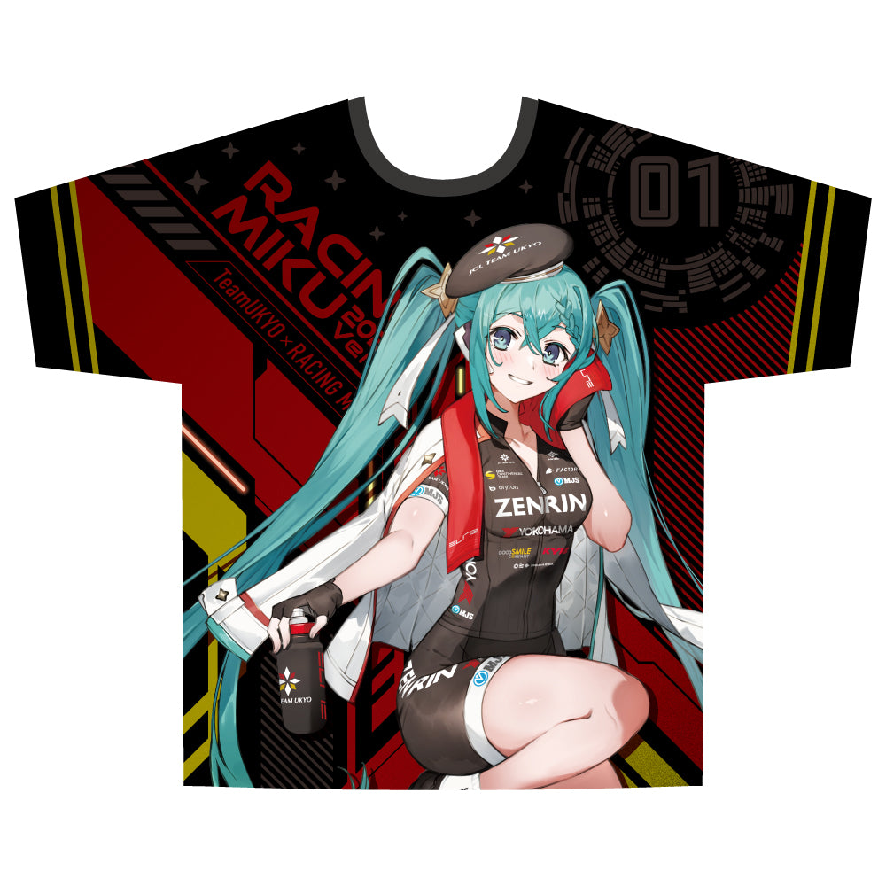 レーシングミク 2023 JCL TEAM UKYO 応援Ver. フルグラフィックTシャツ| アニメ グッズ 通販 - COCOLLABO