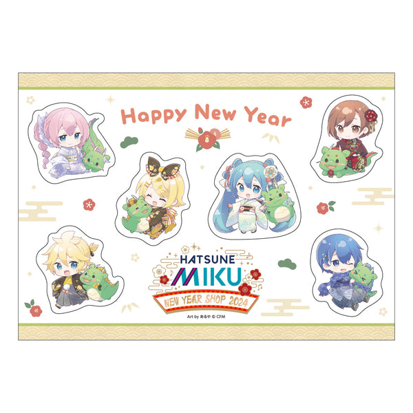 初音ミク New Year SHOP 2024 ステッカーシート| アニメ グッズ