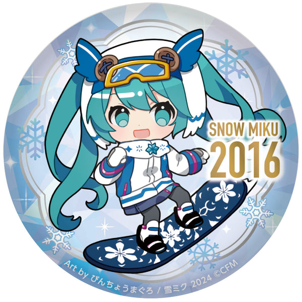SNOW MIKU 2024 ぷにぷに缶バッジ/15th メモリアルビジュアル 